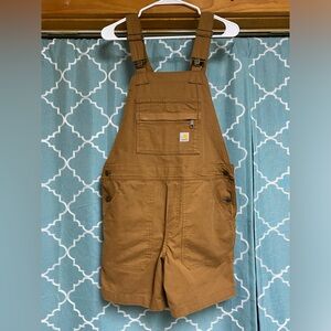 Carhartt Brown Short Overalls
